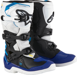 Tech 3s Youth Boots Wht/Blk/Enamel Blue Sz 7