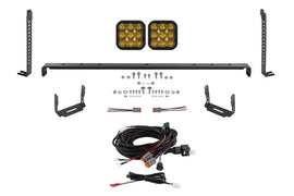 Diode Dynamics 14-23 Toyota 4Runner SS5 Stealth Grille LED 2-Pod Kit - Yellow Pro Driving