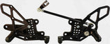 Rear Set Complete Blk Hon