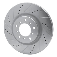 Load image into Gallery viewer, R1 2001-2006 BMW M3 Right Front Drilled &amp; Slotted Silver Brake Rotor