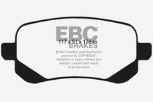 Load image into Gallery viewer, EBC 08-11 Chrysler Town &amp; Country 3.3 Extra Duty Rear Brake Pads