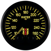 Load image into Gallery viewer, Autometer Stack Pro Control 52mm 100-260 deg F Water Temp Gauge - Black (1/8in NPTF Male)