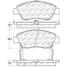 Load image into Gallery viewer, StopTech Performance 02-06 Acura RSX Type S / 93-95 Civic Coupe / 04-05 Civic Si / 93-97 Civic Del