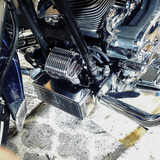 Front Mount Oil Cooler Tc Touring `09-16  Chrome
