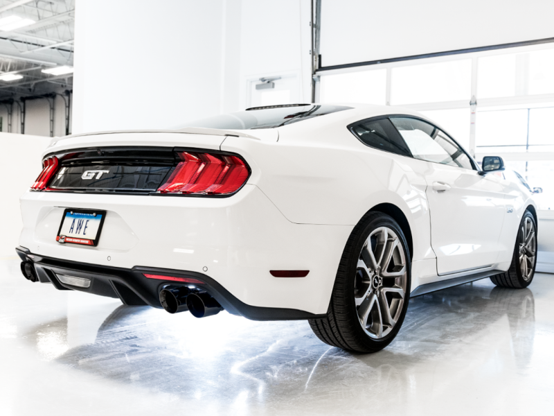 AWE Tuning 18-23 S550 Mustang GT SwitchPath Exhaust - Diamond Black Tips