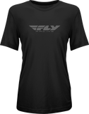 Women'S Fly Origin Corp Tee Black/Grey Xl