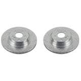 Power Stop 12-18 Mercedes-Benz CLS550 Rear Evolution Drilled & Slotted Rotors - Pair