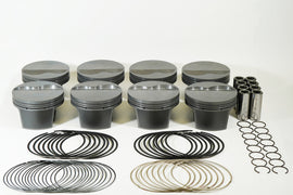 Mahle MS Piston Set SBF 358ci 4.030in Bore 3.5in Stroke 5.956in Rod .912 Pin -6cc 10.3 CR Set of 8