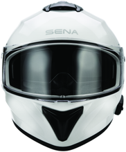 Load image into Gallery viewer, Sena Technologies Outforce Full Face Bluetooth Helmet Glossy White - Large