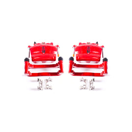 Power Stop 08-16 Buick Enclave Front Red Calipers w/Brackets - Pair