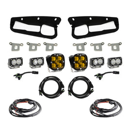 Baja Designs 2021+ Ford Bronco Amber SAE Fog Pocket Kit - Mo-Moto