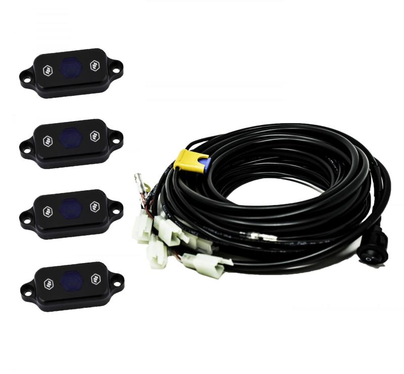 Baja Designs Universal Blue Rock Light Kit - Mo-Moto