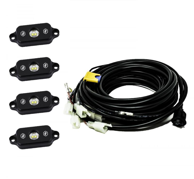 Baja Designs Universal Red Rock Light Kit - Mo-Moto