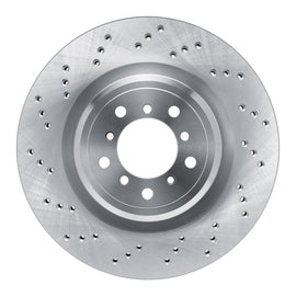 DFC 08-13 BMW M3 Left Front Drilled Brake Rotor