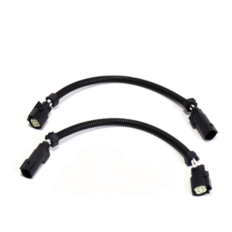 BBK 2015 Mustang GT V6 6-Pin Front O2 Sensor Wire Harness Extensions 12 (pair) - Mo-Moto