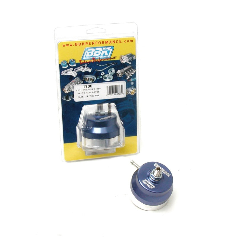 BBK 86-93 Mustang 5.0 Adjustable Fuel Pressure Regulator - Mo-Moto
