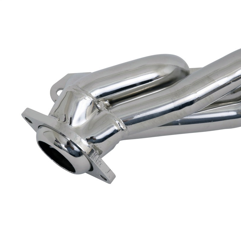 BBK 87-95 Ford F150 Truck 5.0 302 Shorty Unequal Length Exhaust Headers - 1-5/8 Silver Ceramic - Mo-Moto