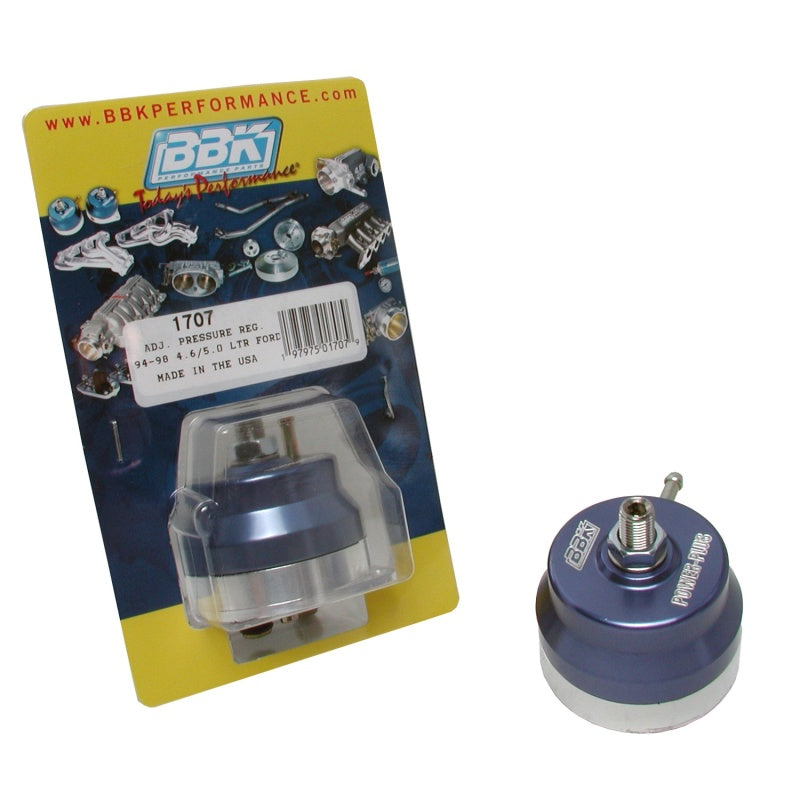 BBK 94-98 Mustang 5.0 / 4.6 Adjustable Fuel Pressure Regulator - Mo-Moto
