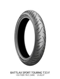 Bridgestone  Battlax Sport Touring T33F Tire - 110/80R19 M/C 59V TL Front