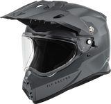 Trekker Solid Helmet Grey Xl