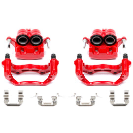 Power Stop 05-07 Infiniti G35 Front Red Calipers w/Brackets - Pair
