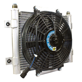 BD Diesel Xtrude Trans Cooler w/Fan 5.5in - Mo-Moto