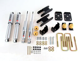 Belltech 2015 GM Colorado/Canyon Ext Cab Short Bed Lowering Kit w/ND II Shocks - 0-3in F/4in R Drop - Mo-Moto