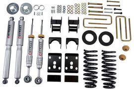 Belltech Lowering Kit 09-13 Ford F150 Ext Cab Short Bed 2WD 2in or 3in F/4in Rear w/ Shocks - Mo-Moto