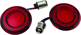 Kuryakyn Tracer L.E.D. Rear Turn Signal Insert Red Light Red Lens 1157