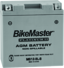 Load image into Gallery viewer, BikeMaster AGM Battery - MS12-9L-B - Mo-Moto