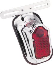 Load image into Gallery viewer, Bikers Choice 40-54 Big Twin And Custom Use Chrome Tombstone Taillight 12V Replaces H-D 68003-47T - Mo-Moto