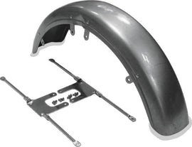 Bikers Choice 73-86 FX XL 82-94 FXR Front Fender W/Chrome Brackets Replaces H-D 59007-73A 59111-74 - Mo-Moto