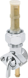 Bikers Choice 75-Up XL Big Twin Custom Chrome 22MM Straight Petcock Replaces H-D 62163-75 - Mo-Moto
