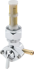 Bikers Choice 78-86 Big Twin & XL Chrome 22MM Petcock Straight Right Facing Outlet - Mo-Moto