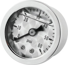 Load image into Gallery viewer, Bikers Choice Metallic Face Oil Pressure Gauge 0-60 Psi 1/8 NPT - Mo-Moto
