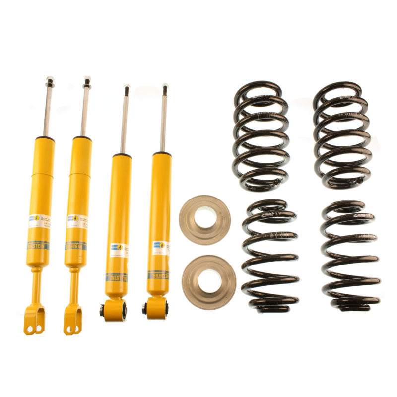 Bilstein B12 2003 Audi A4 Quattro Base Front and Rear Complete Suspension Kit - Mo-Moto