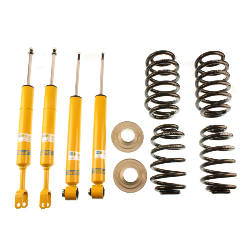 Bilstein B12 2003 Audi A4 Quattro Base Front and Rear Complete Suspension Kit - Mo-Moto