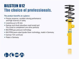 Bilstein B12 2008 Volvo C30 T5 Inspiration Front and Rear Suspension Kit - Mo-Moto