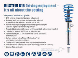 Bilstein B16 (PSS10) 13-15 BMW 320i/13-14 328i/335i /14-15 428i/435i Front & Rear Perf Susp System - Mo-Moto