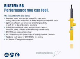 Bilstein B6 13-14 Subaru Outback Front Left Monotube Shock Absorber - Mo-Moto