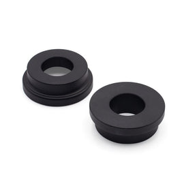 BLOX 2-Piece Billet Aluminum Solid Shifter Bushing B-Series Transmissions - Black - Mo-Moto