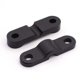 BLOX Racing 2-Pc Solid Shifter Bushing Kit Rear - Civic Integra - Black - Mo-Moto