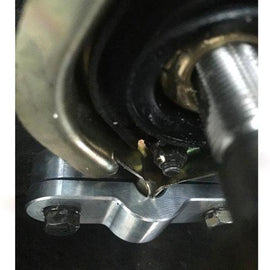 BLOX Racing 2-Pc Solid Shifter Bushing Kit Rear - Civic Integra - Black - Mo-Moto