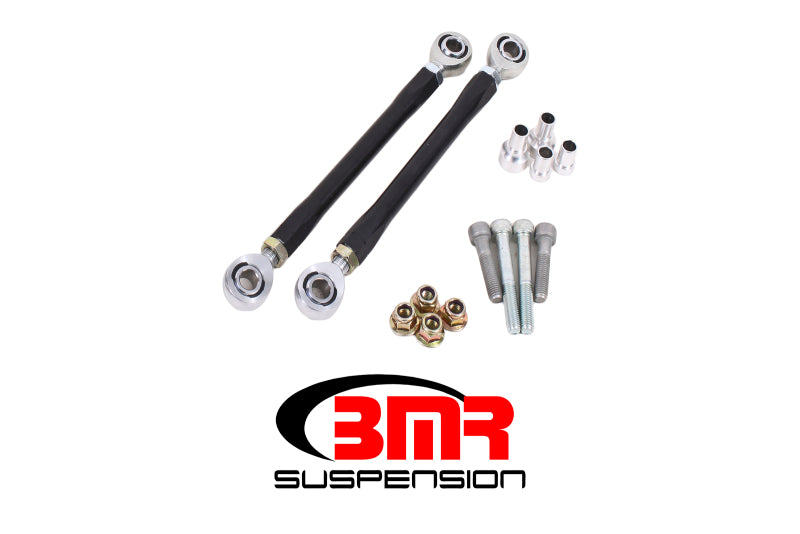 BMR 08-17 Challenger Rear Sway Bar End Link Kit - Black - Mo-Moto