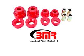 BMR 10-15 5th Gen Camaro Rear Cradle Pro Version Full Bushing Kit (Polyurethane) - Red - Mo-Moto