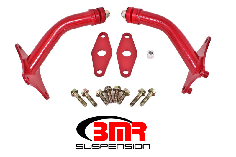 BMR 16-17 6th Gen Camaro Motor Mount Kit w/ Integrated Stands (Polyurethane) - Red - Mo-Moto