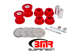 BMR 16-17 6th Gen Camaro Rear Cradle Bushing Kit (Polyurethane) - Red - Mo-Moto