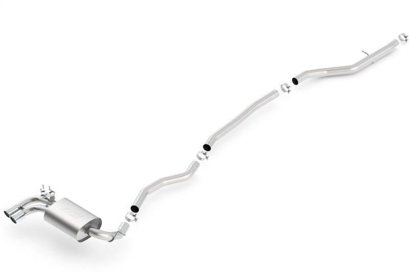 Borla 12-15 BMW 328i Sedan 2.0L AT/MT RWD Dual Left Rear Exit Catback Exhaust - Mo-Moto