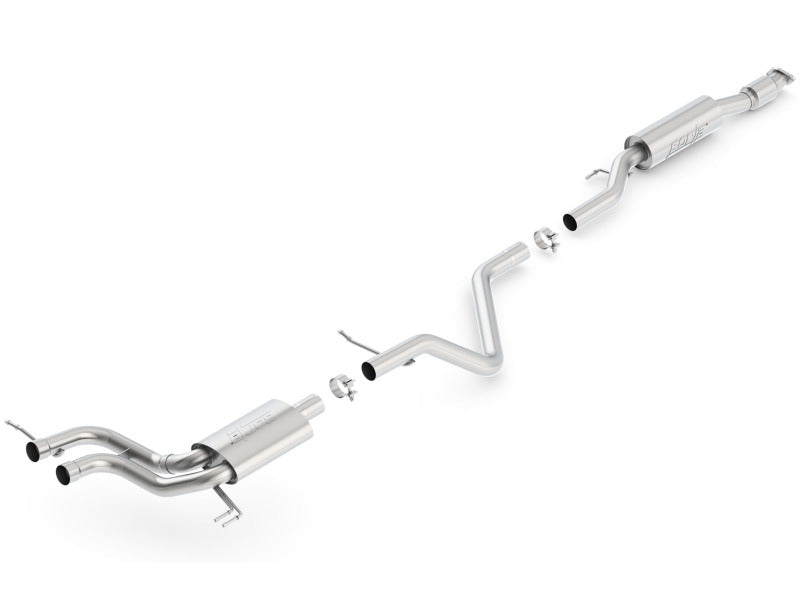 Borla 13-15 Hyundai Veloster Turbo 1.6L AT/MT FWD 2dr Dual Center Rear Exit Cat-Back Exhaust - Mo-Moto