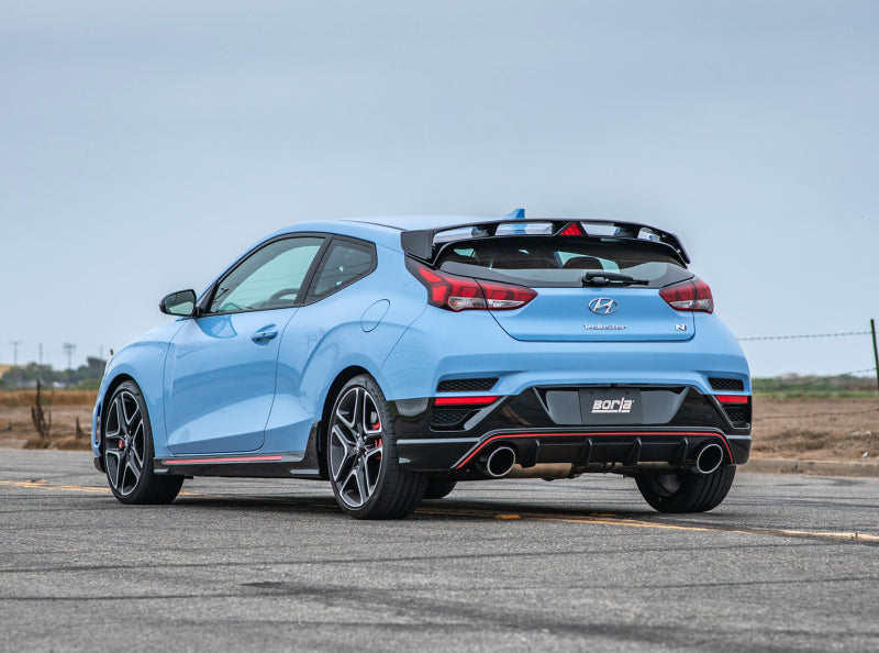 Borla 19-20 Hyundai Veloster N 2.0L I4 MT FWD 2DR 3in ATAK CatBack Exhaust w/ SS Tips - Mo-Moto